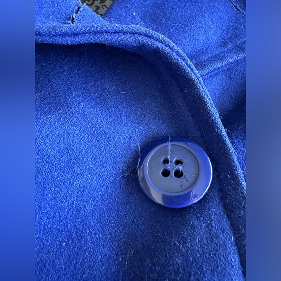 Vintage Thinsulate Blue Peacoat- Size Small - Picture 5 of 8